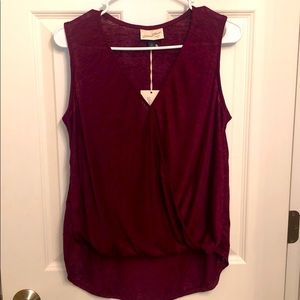 Burgundy Tank Top